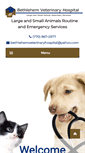 Mobile Screenshot of bethlehemveterinaryhospital.com